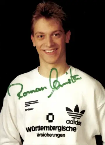 Foto Florettfechter Roman Christen, Autogramm
