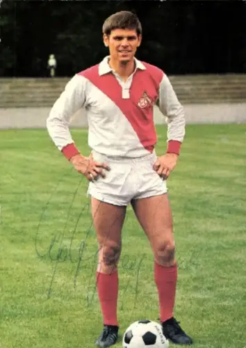 Ak Fußballer Wolfgang Weber, 1. FC Köln, Autogramm