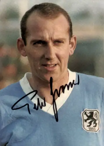Ak Fußballer Peter Grosser, 1860 München