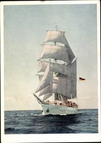 Ak Segelschiff auf dem Meer