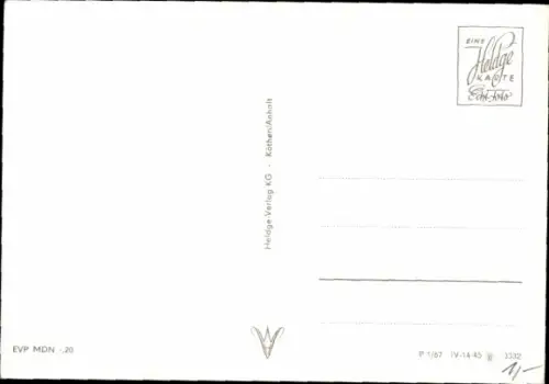 Ak Segelschulschiff Wilhelm Pieck