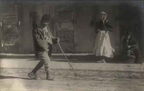 Foto Ak Sfântu Gheorghe Sepsiszentgyörgy Sankt Georg Rumänien, Dorfbewohner