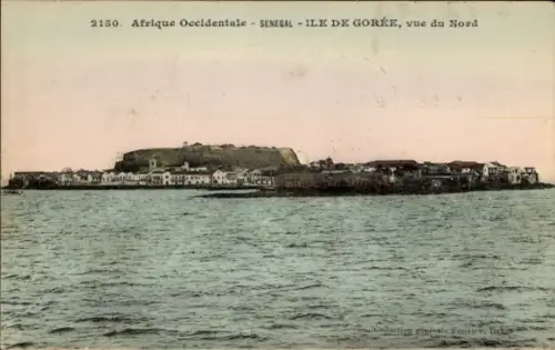 Ak Ile de Goree Senegal, Blick von Norden