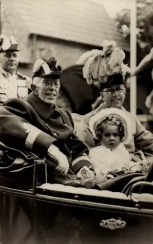 Ak Konungen, Kronprinsen och Prinsessan Margaretha, Gustav V., Gustav VI. Adolf