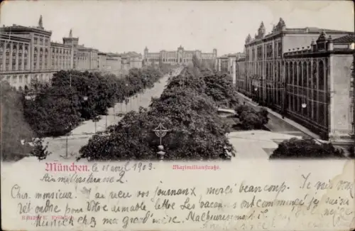 Ak München, Maximilianstraße