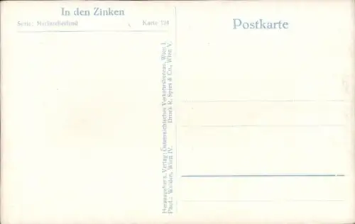 Ak Steiermark, Mariazellerland, In den Zinken