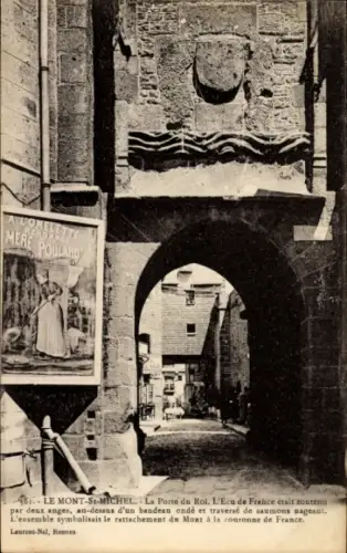 Ak Le Mont Saint Michel Manche, Königstor