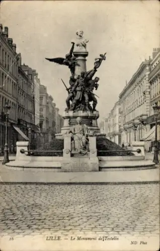 Ak Lille Nord, Monument de Testelin,   , ND Phot