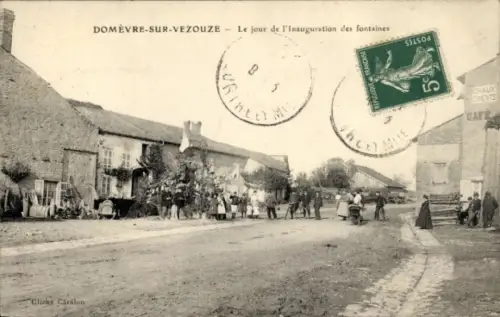 Ak Cirey sur Vezouze Meurthe et Moselle, Einweihung des Brunnens