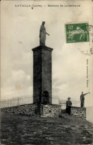 CPA Lavalla Loire, Madone de Luzernaud