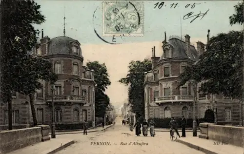 CPA Vernon Eure, Rue d'Albufera