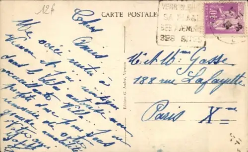 Ak Vernon Eure, Place d'Evreux