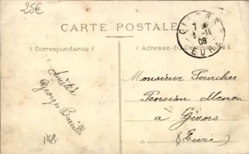 CPA Vernon Vernonnet Eure, Route de Giverny, Café Restaurant