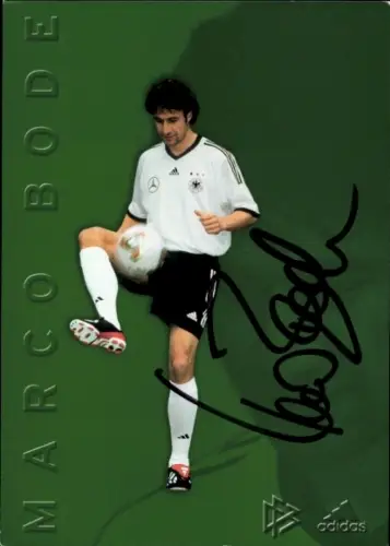 Ak Fußballer Marco Bode, Autogramm