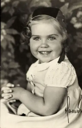 Ak Prinzessin Margaretha von Schweden, Portrait