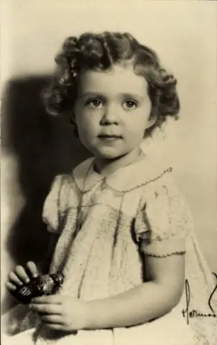 Ak Prinzessin Birgitta von Schweden, Portrait