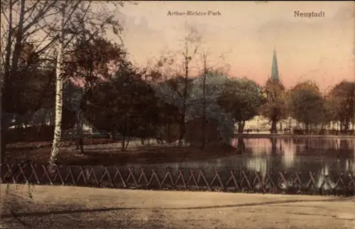 Ak Neustadt in Sachsen, Arthur-Richter-Park
