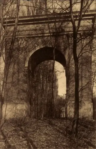 CPA Lennik Brabant flamand, Château de Gaasbeek, Arc de triomphe