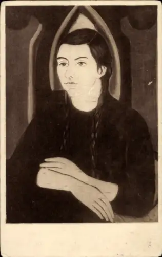 Künstler Ak Stanislas Stückgold, Portrait d. kleinen Judith Wolfskehl, 1. Dt. Herbstsalon, Der Sturm