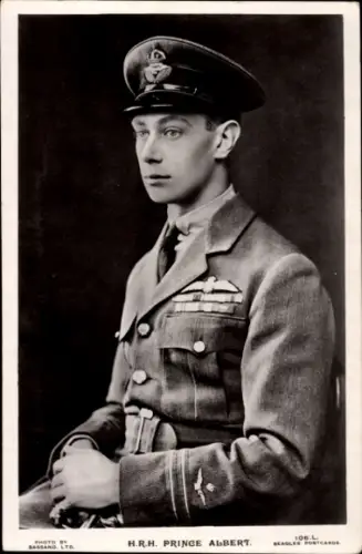 Ak Prince Albert, König George VI, Portrait