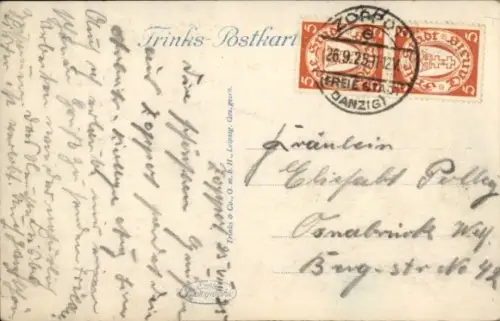 Ak Sopot Gdańsk Zoppot Danzig, Kurhausterrasse