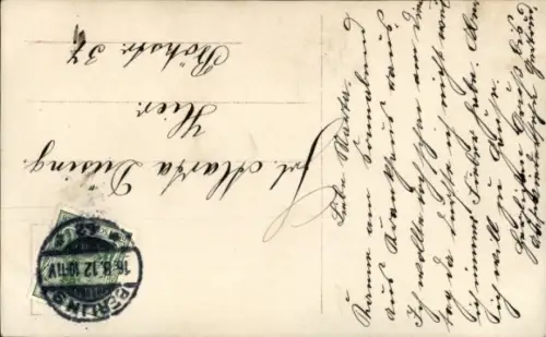 Ak Mädchen mit Hut, Portrait