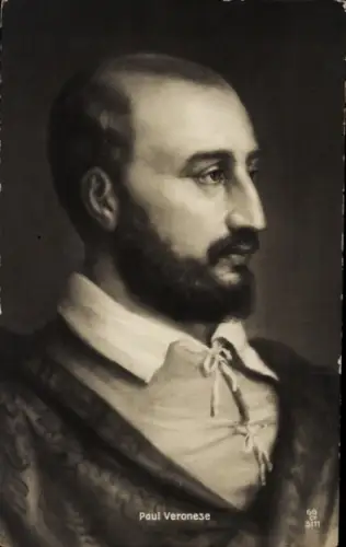 Ak Maler Paolo Veronese, Portrait