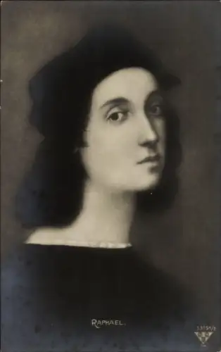 Ak Maler Raphael, Portrait