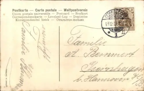 Ak Glückwunsch Neujahr, Kinder, Dackel