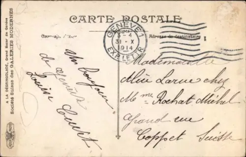 CPA Genève Suisse, Musée de la Villa Mon Repos