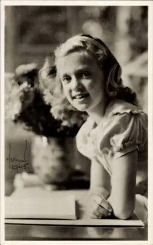 Ak Prinzessin Birgitta von Schweden, Portrait