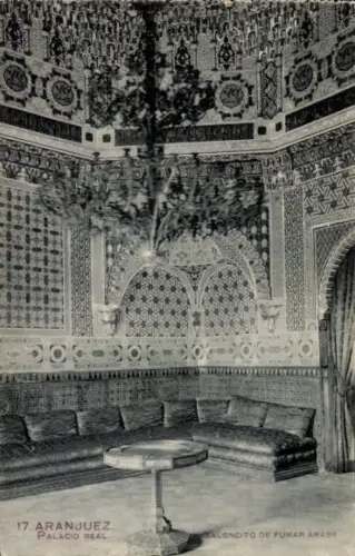 Ak Aranjuez Madrid Spanien, Palacio Real