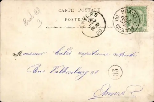 CPA Waterloo Brabant wallon, Lion