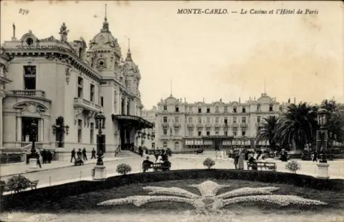 CPA Monte-Carlo Monaco, Le Casino et l'Hôtel de Paris