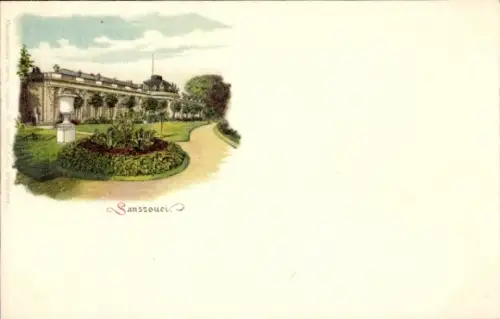 Litho Potsdam, Schloss Sanssouci