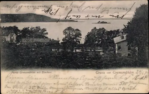 Ak Gremsmühlen Malente in Ostholstein, Teilansicht, Diecksee
