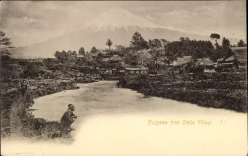 Ak Fuji Präfektur Shizuoka Japan, Panorama from Omija Village