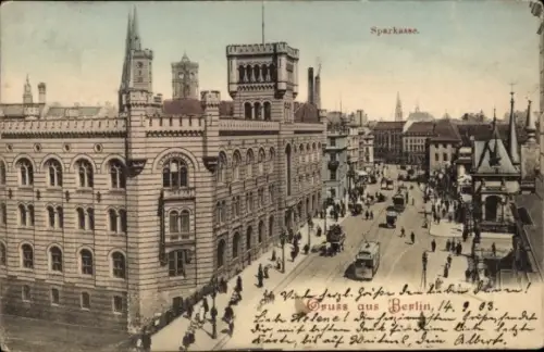 Ak Berlin Mitte, Sparkasse