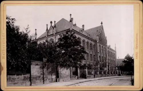 Kabinett Foto Halberstadt am Harz, Gymnasium
