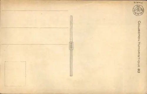 Künstler Ak Les Voyeurs, C'est la lune de miel ? Non, c'est la pleine lune, Humor