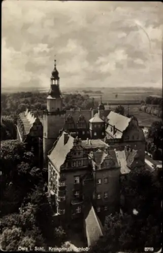 Ak Oleśnica Oels Schlesien, Kronprinzliches Schloss