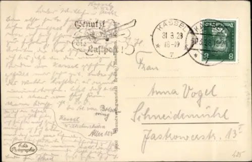 Ak Kassel in Hessen, Orangerie, Staats-Theater, Blick von der Aue