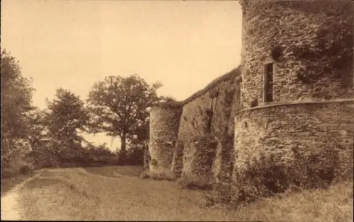 CPA Lennik Brabant flamand, Château de Gaasbeek, Tours d'mantelérs de l'ancien château
