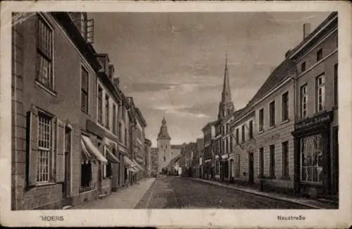 Ak Moers am Niederrhein, Neustraße