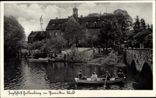 Ak Grillenburg Tharandt Sachsen, Königliches Jagdschloss Grillenburg