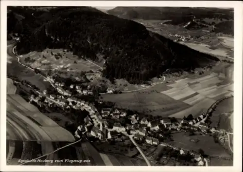 Ak Egesheim in Württemberg, Fliegeraufnahme, Heuberg