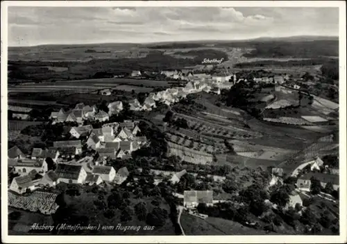 Ak Absberg in Mittelfranken, Luftaufnahme