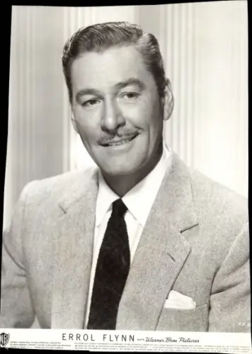Ak Schauspieler Errol Flynn, Portrait