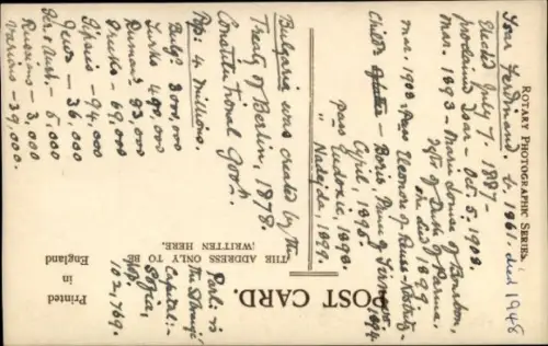 Ak König Ferdinand von Bulgarien, Portrait in Uniform