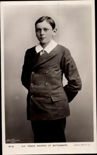 Ak Prinz Maurice von Battenberg, Portrait